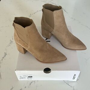 Aldo brown booties